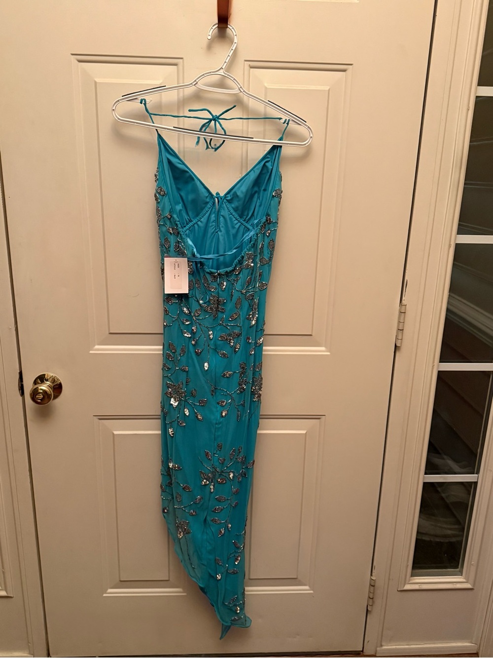 NEW Venus Aqua Beaded Dress - Picture 6 of 9